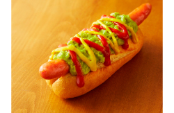 Ballpark Hot Dog with Avocado